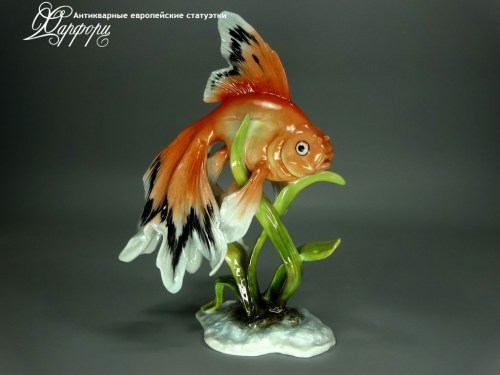 Купить фарфоровые статуэтки Rosenthal, Золотая рыбка, Германия